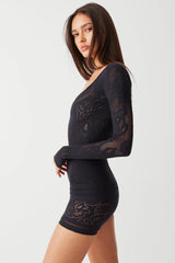 Ella Seamless Mini Short Black
