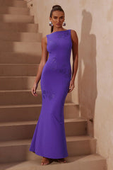 MADONI MAXI DRESS PURPLE
