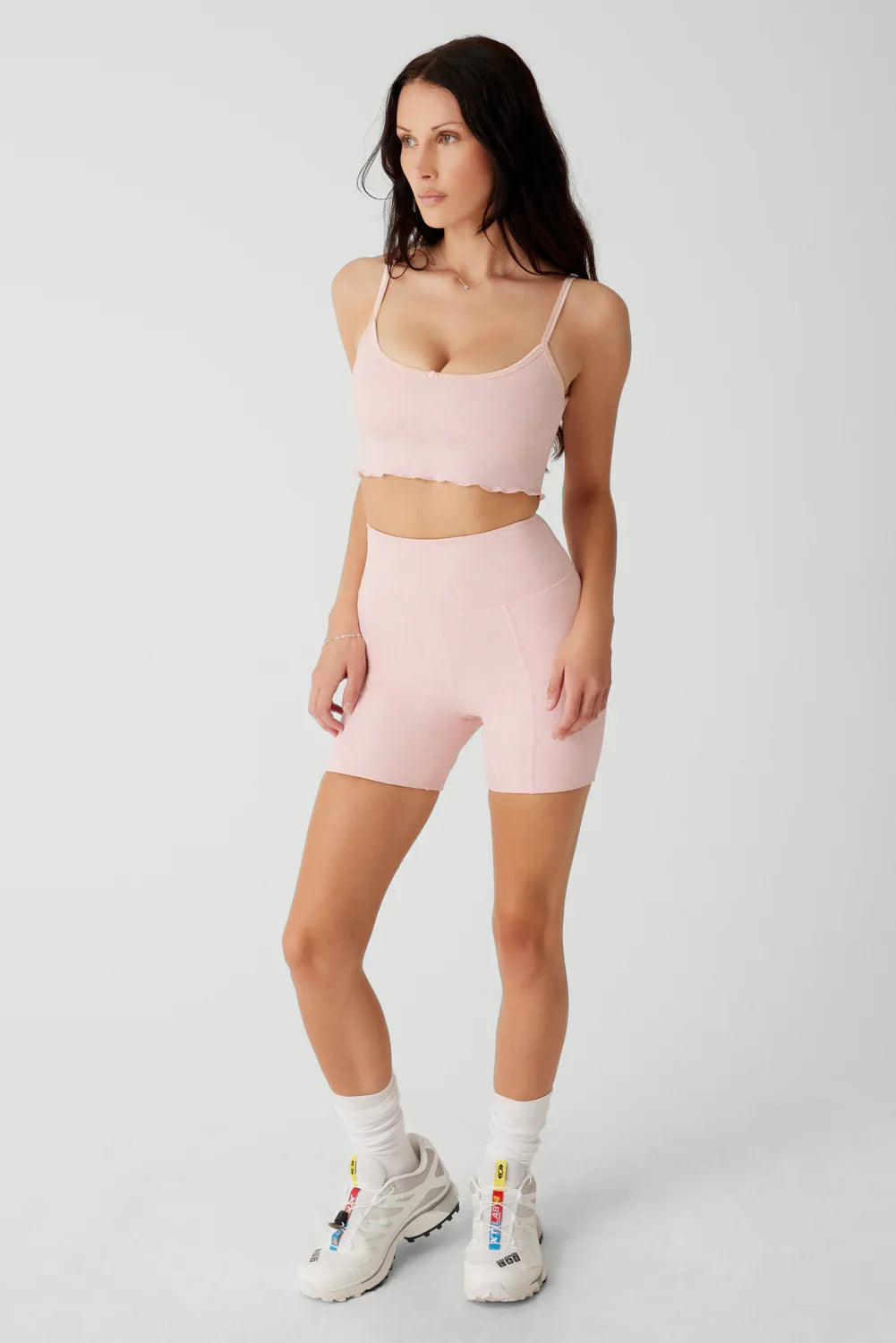 Marabelle High Waist Short Pink Petals