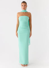 Libra Maxi Dress Aqua