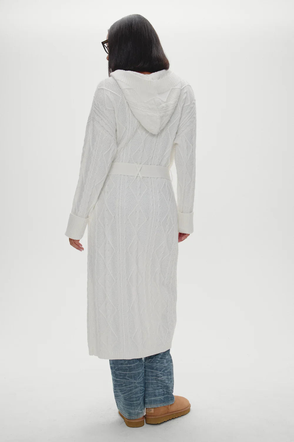 Love Story Duster Cardigan Cloud White