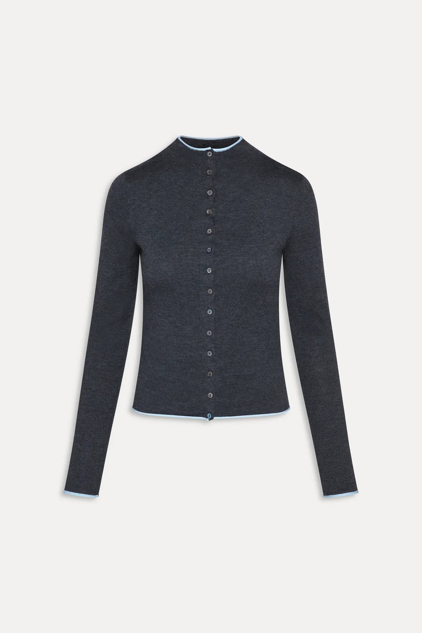 Leo Knit Button Up Cardigan Stone