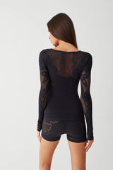 Ella Seamless Mini Short Black