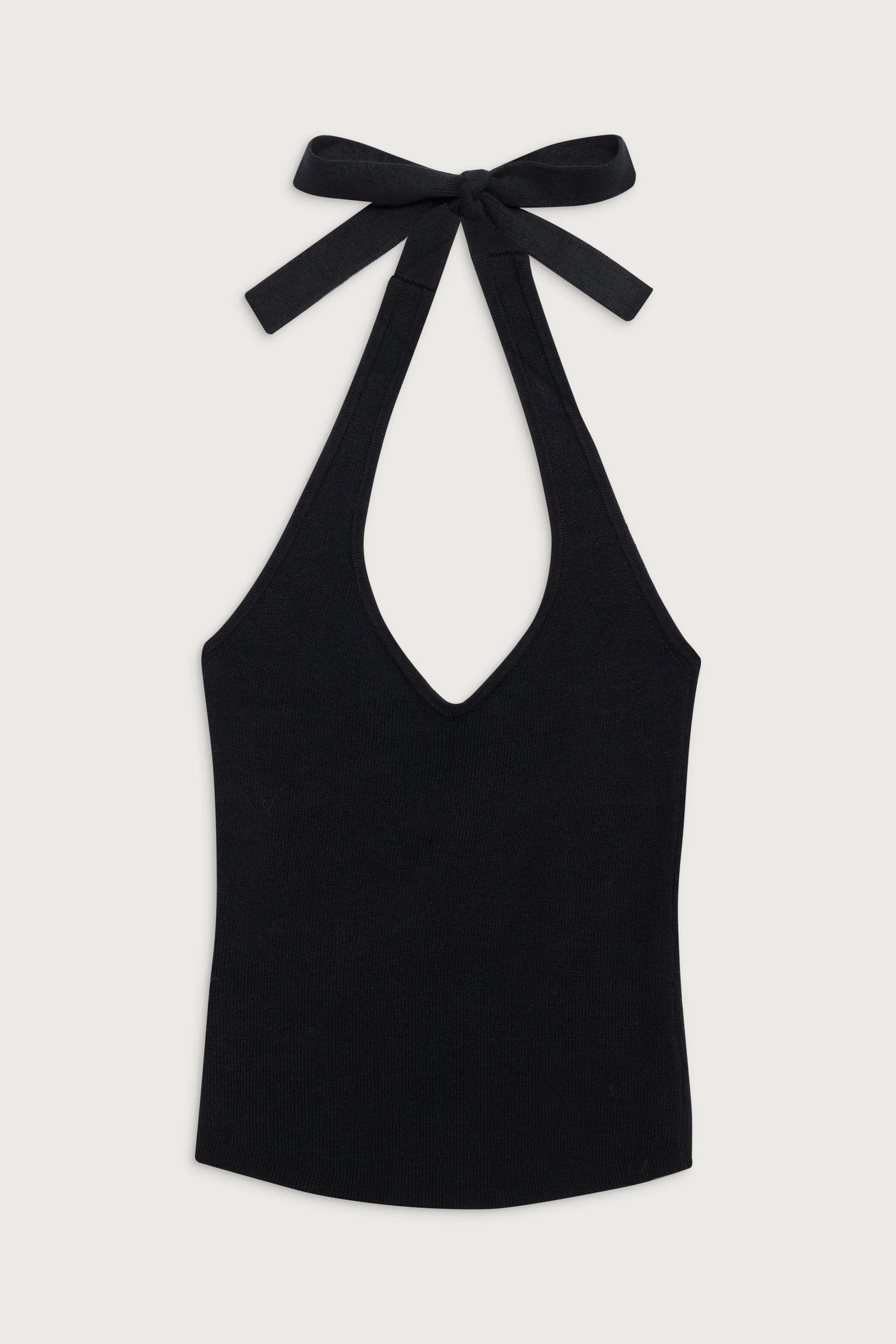 Marialla Knit Halter Top Black