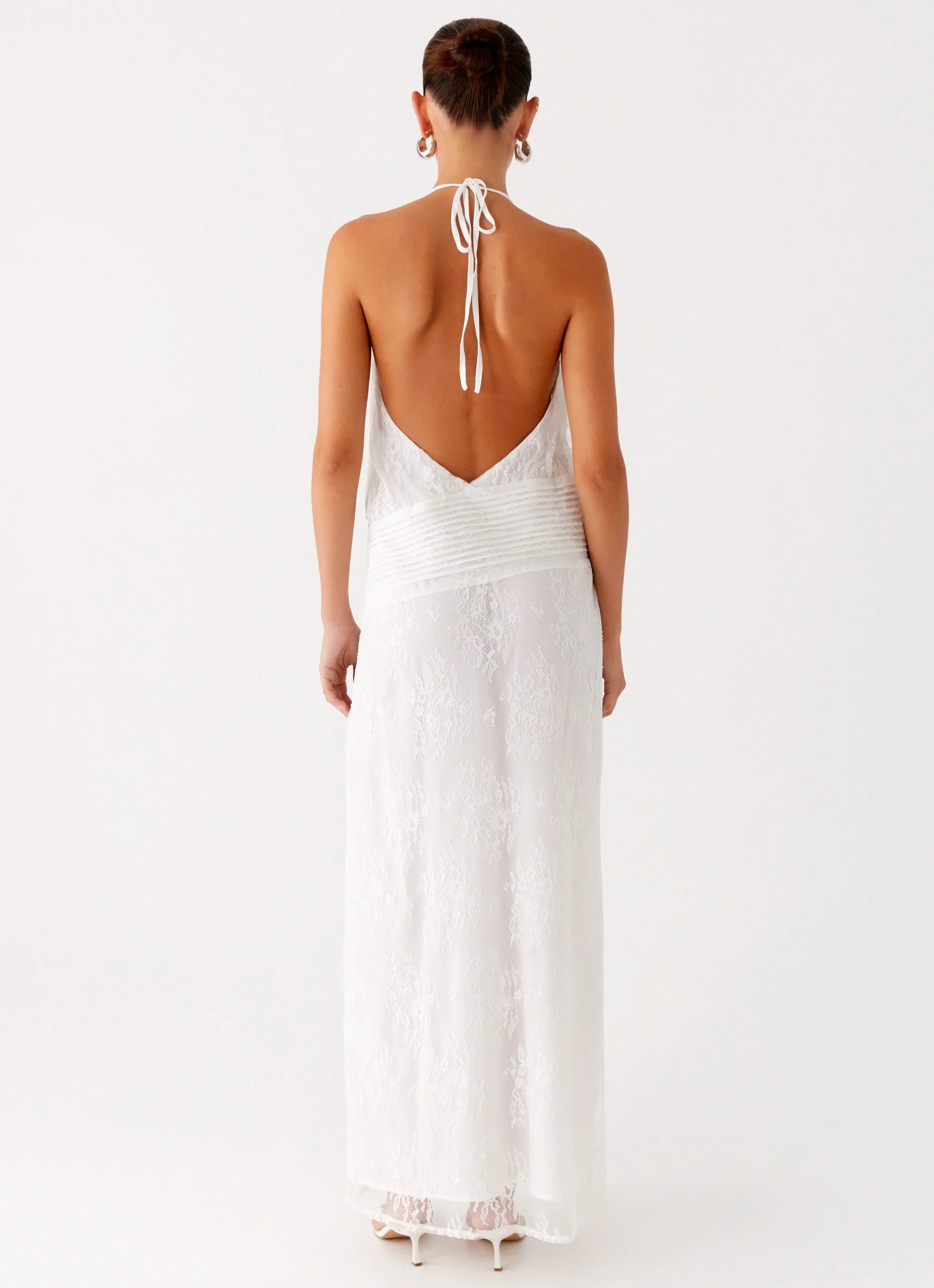 Reinhart Halter Maxi Dress White