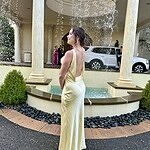 Seen For You Cowl Neck Satin Maxi Dress Dark Navy