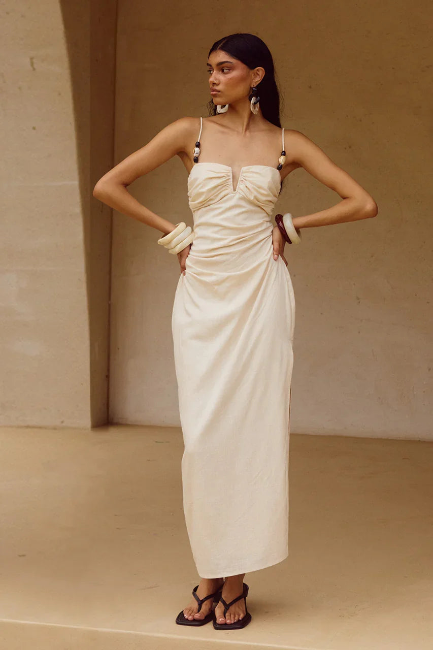 MARIANNA MIDI DRESS CREAM