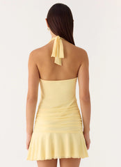 Renata Mini Dress Lemon