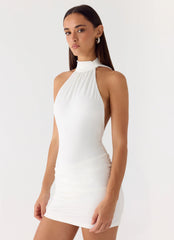 On My Way Mini Dress White