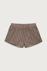 Farmhouse Striped Mini Short Ocean Stone