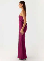 Endless Nights Maxi Dress Plum