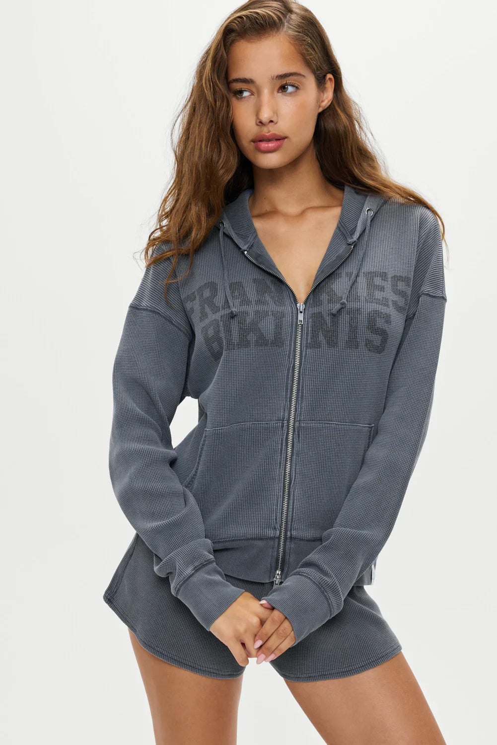 Weekend Thermal Hoodie Shadow Blue