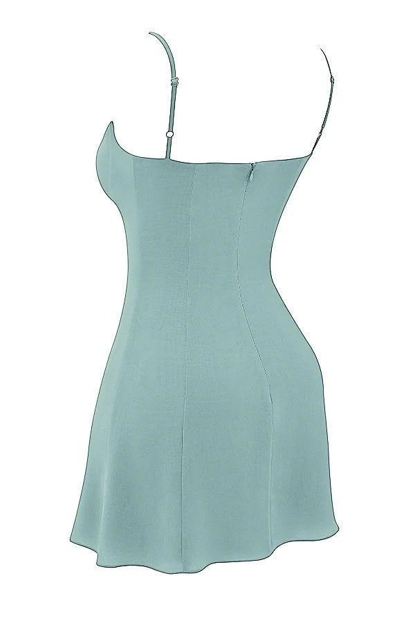 light jade mini dress