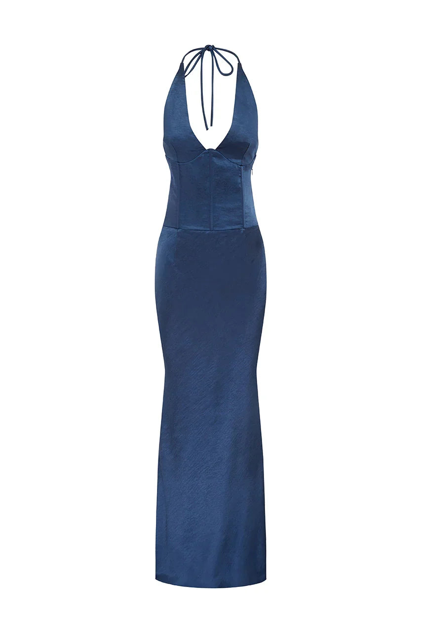 ASADA MAXI DRESS MIDNIGHT