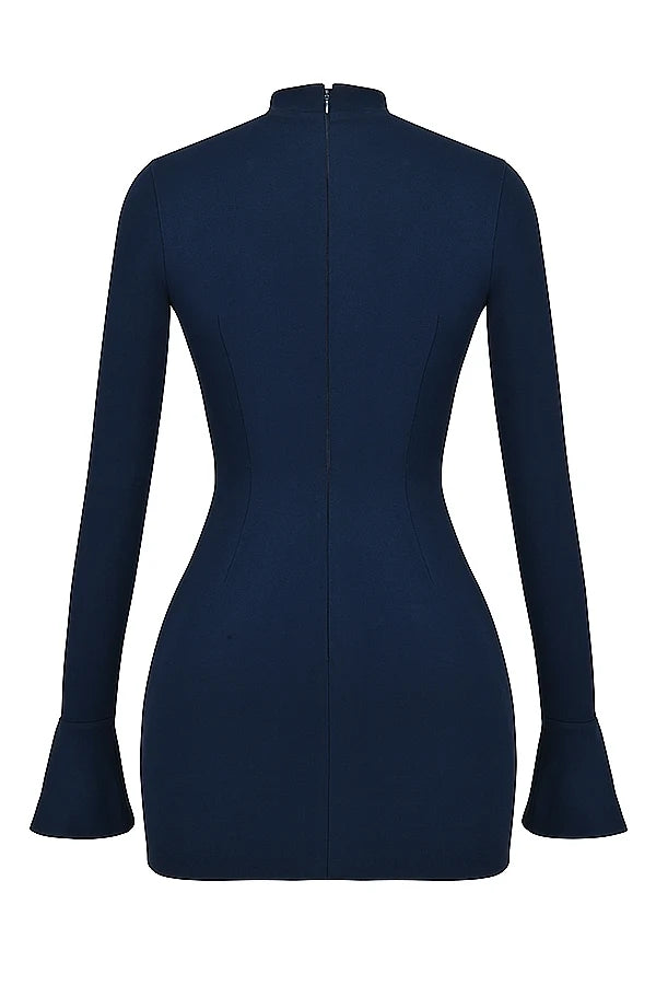 navy mini dress