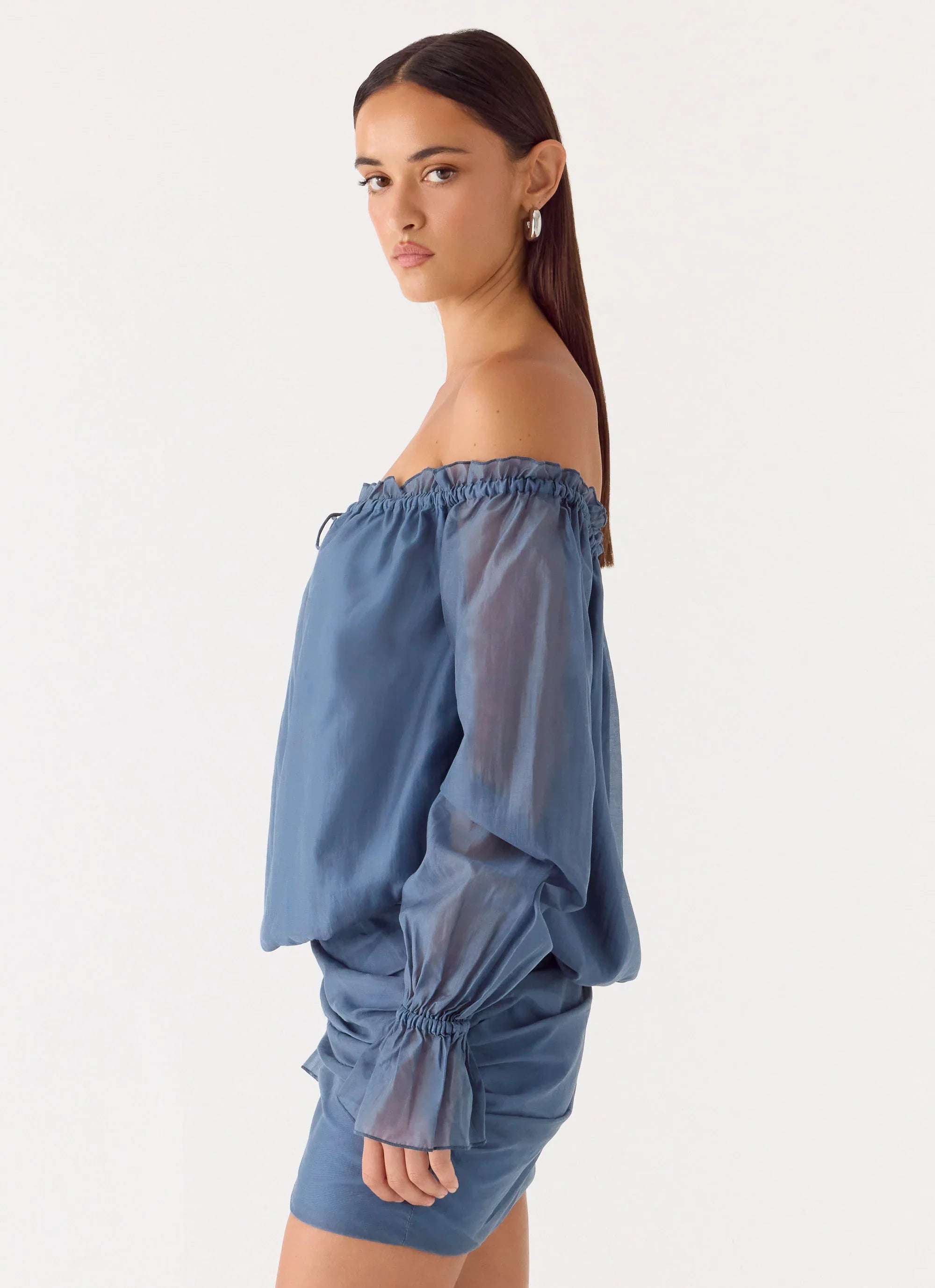 Tedara Mini Dress Washed Navy