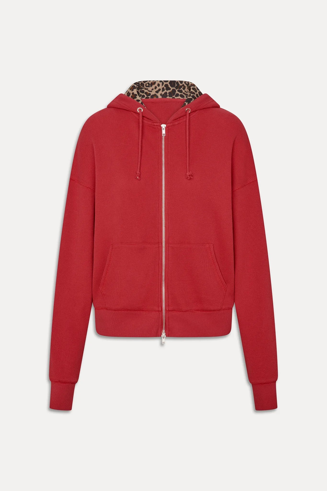Weekend Zip Up Hoodie Strawberry Red