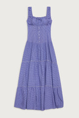 Christabelle Ruffle Maxi Dress Sailor Gingham