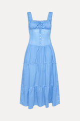 Christabelle Polka Dot Maxi Dress Raindrop