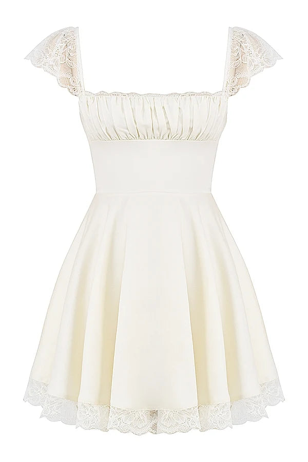 ivory a line mini dress