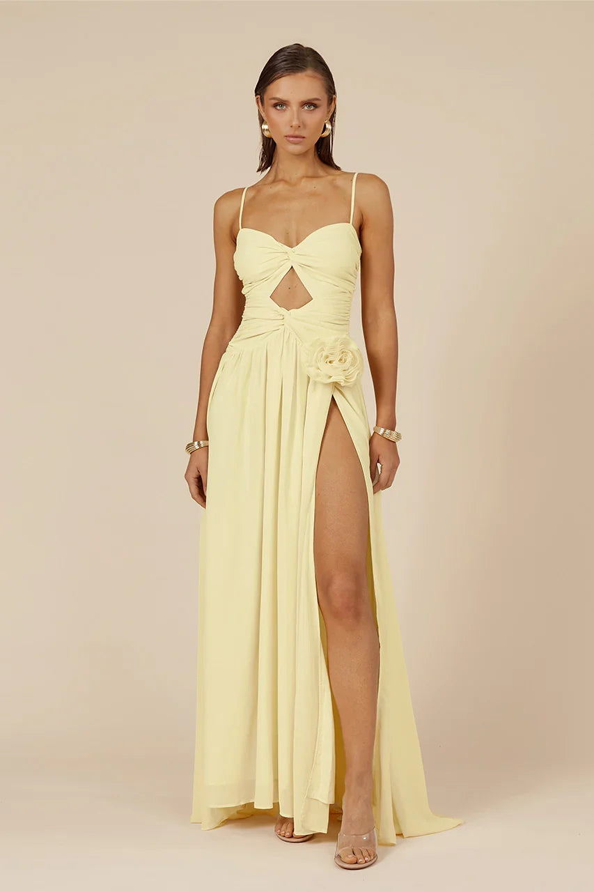 DANIKA MAXI DRESS LEMON