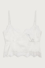 Snuggle Satin Camisole White