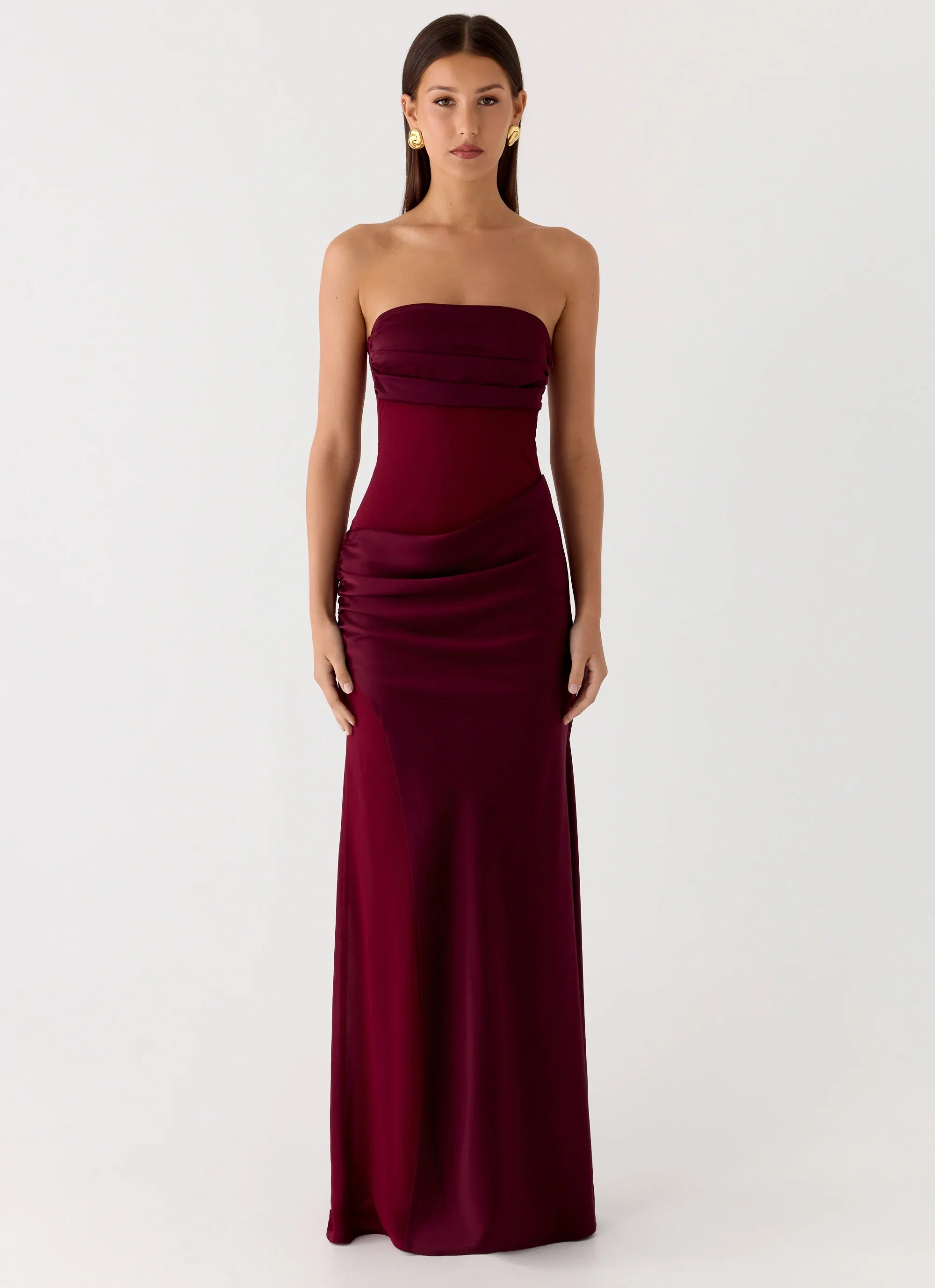 Champagne Skies Maxi Dress Plum