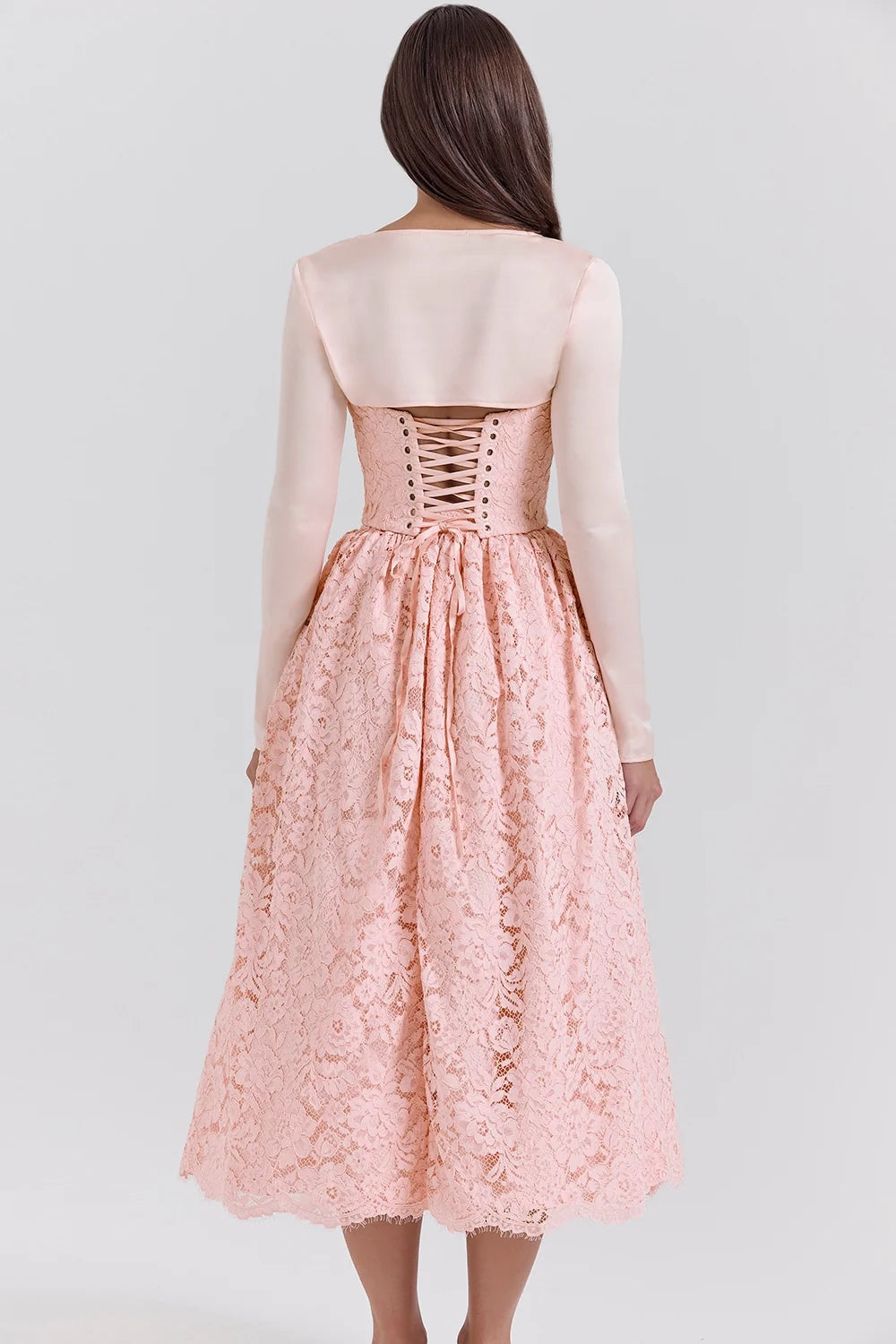 ballerina pink lace corset skirt and bolero sale