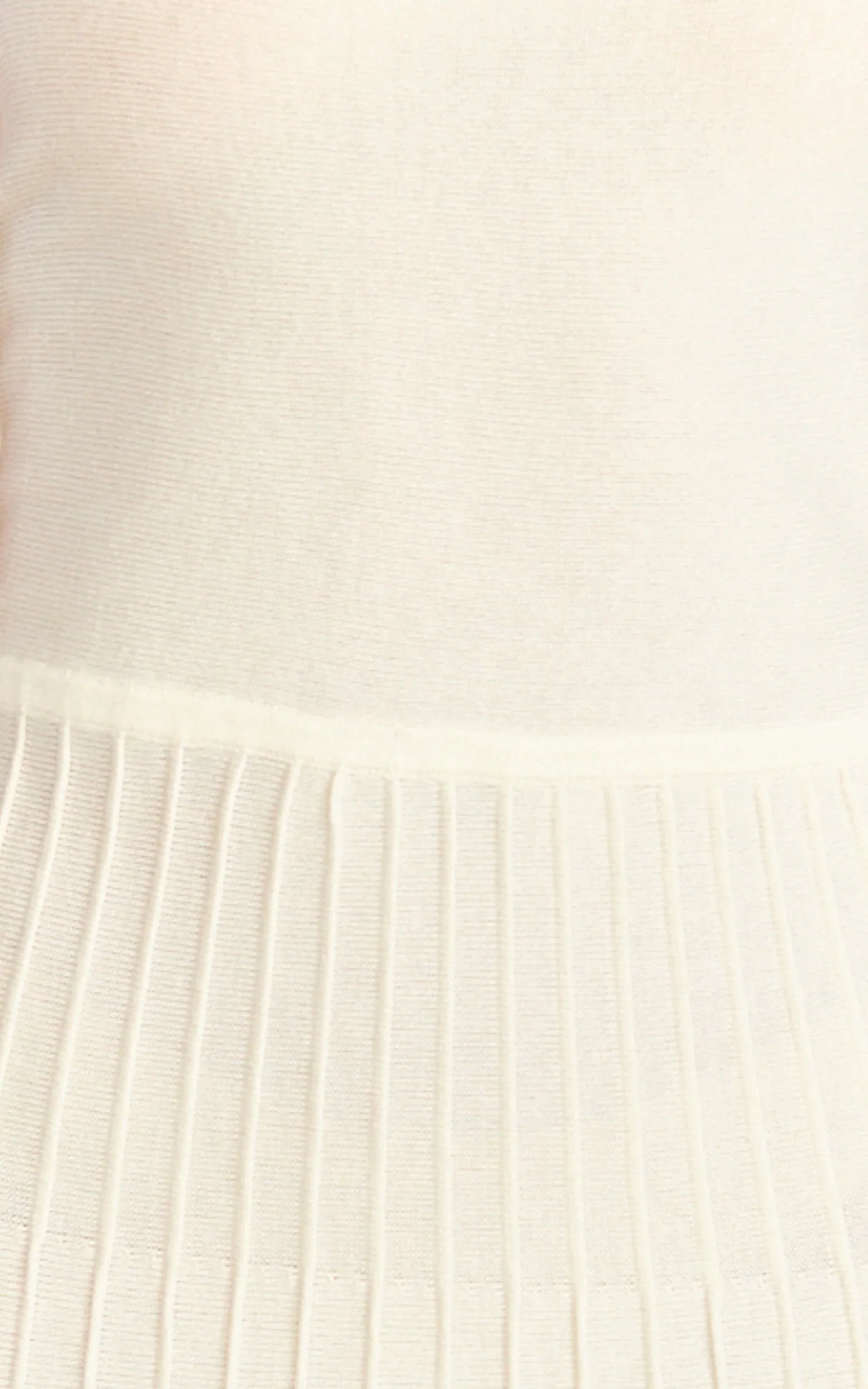 Candace Midi Dress Halter Neck Ribbed Knit Dress in Cream