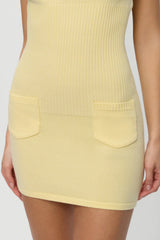 Daphne Knit Mini Dress Morning Light