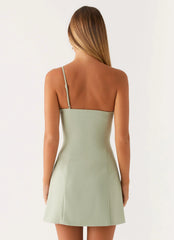 Sweetpea Mini Dress Sage