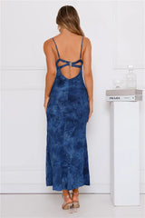 Lets Socialise Maxi Dress Blue