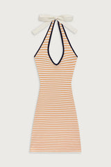 Dolly Knit Mini Dress Sunset Stripe