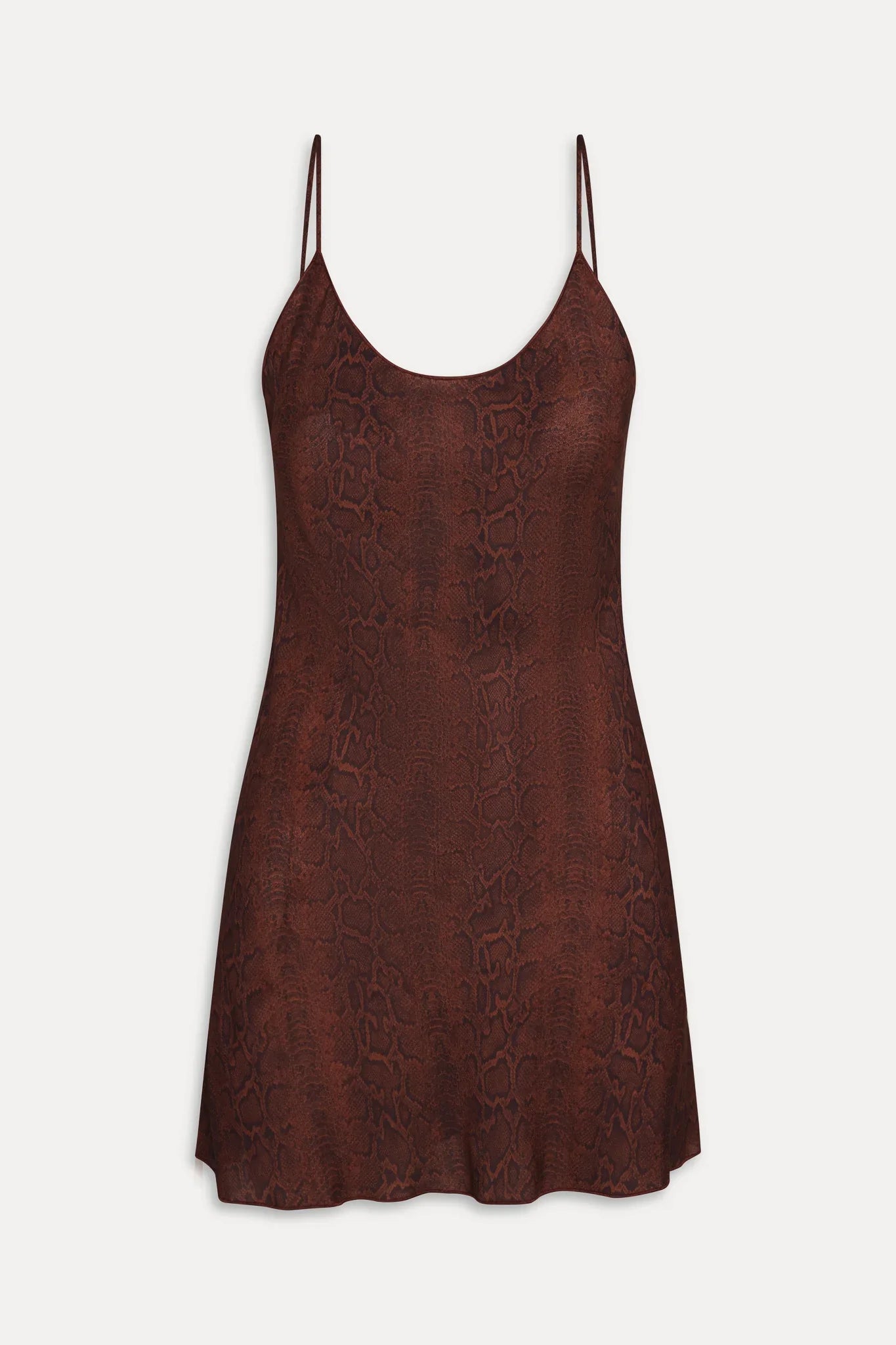 x Réalisation Par Luz Mini Slip Dress Python