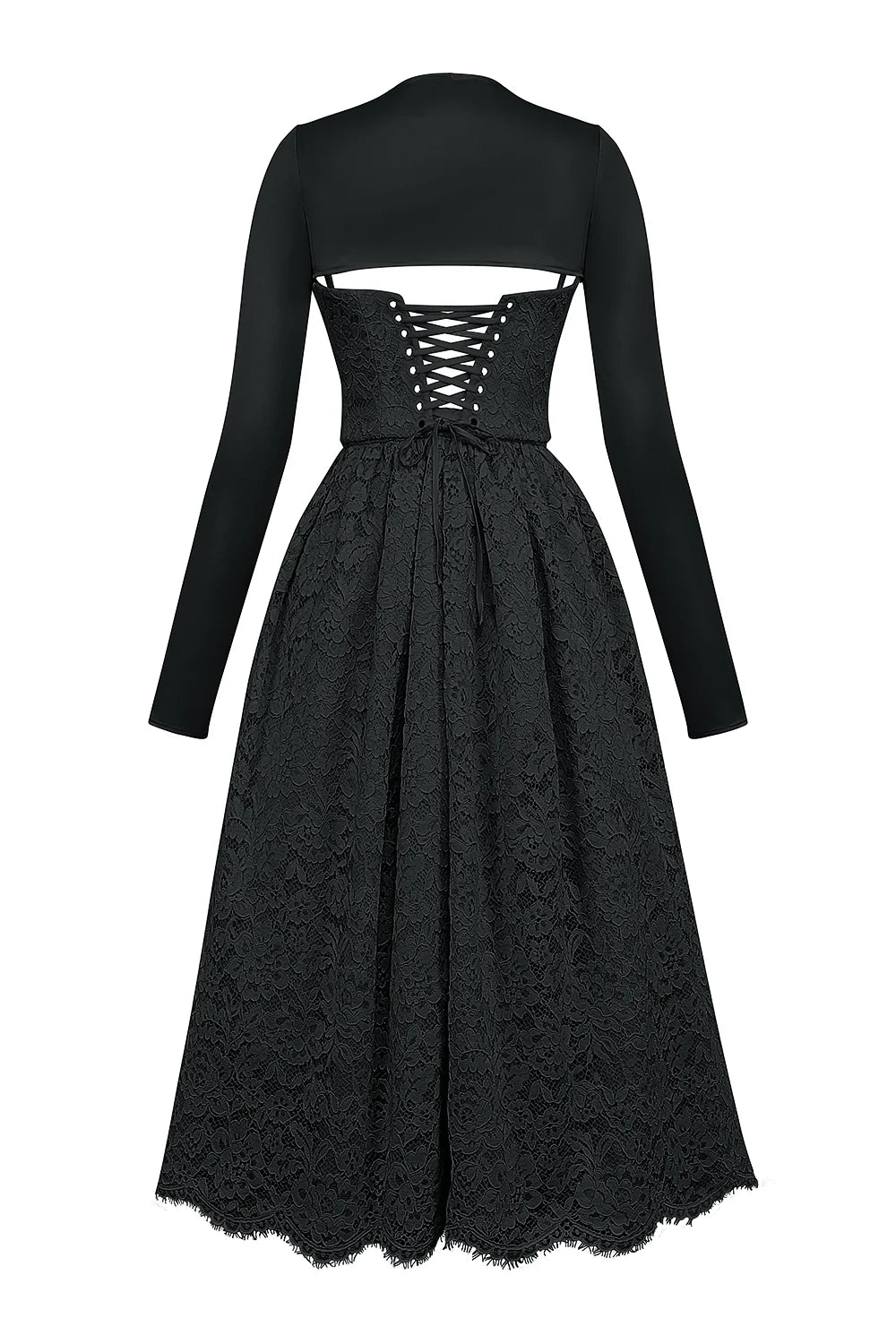 black lace corset skirt and bolero sale