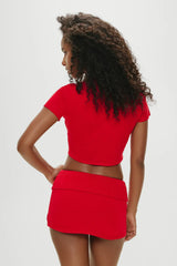 x Khy Briar Cloud Knit Skirt Heartstrings