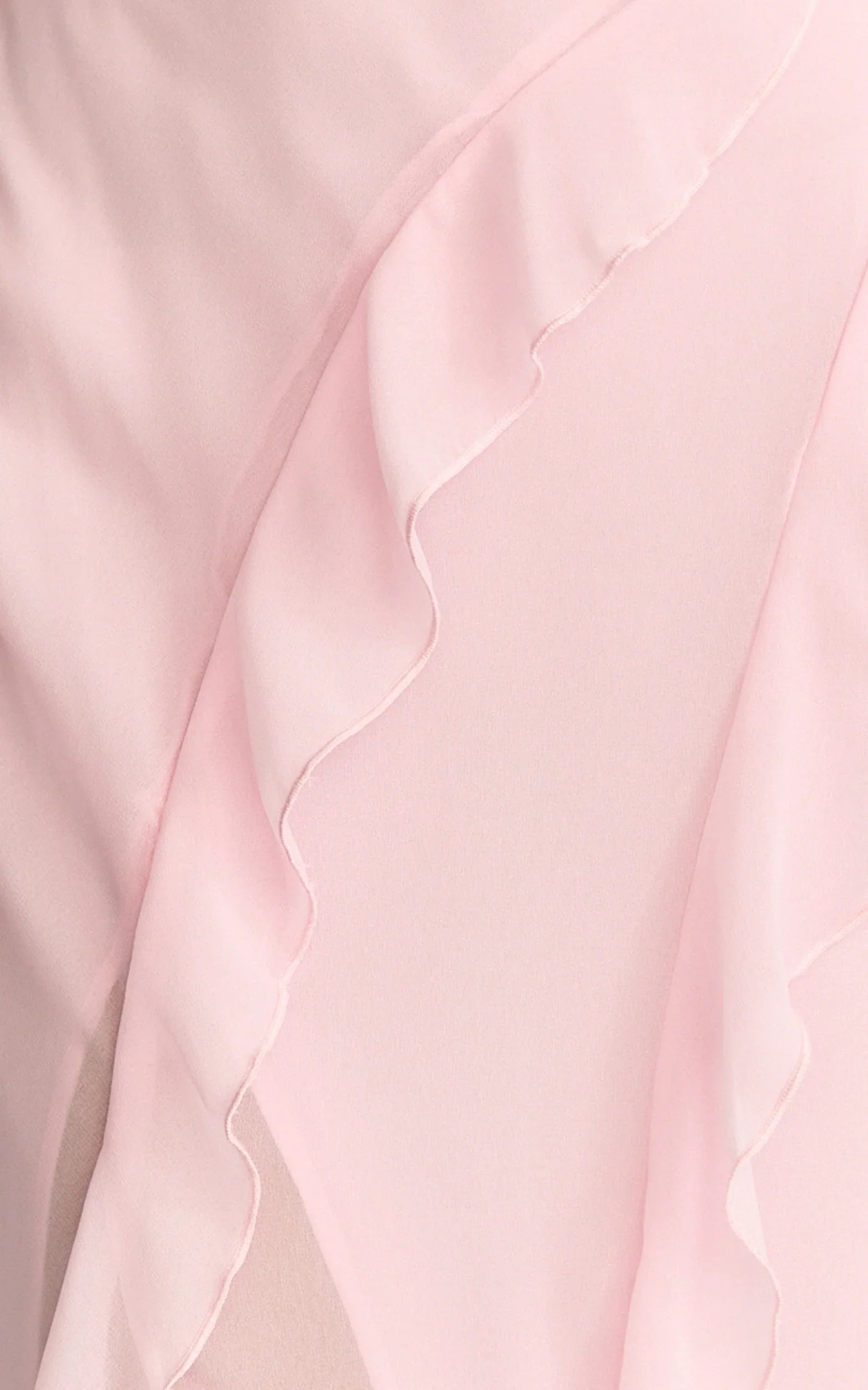 Connie Midi Dress Ruffle Detail Dress in Pink
