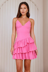 Candy Splash Mini Dress Pink