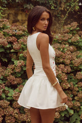NEVAH MINI DRESS WHITE