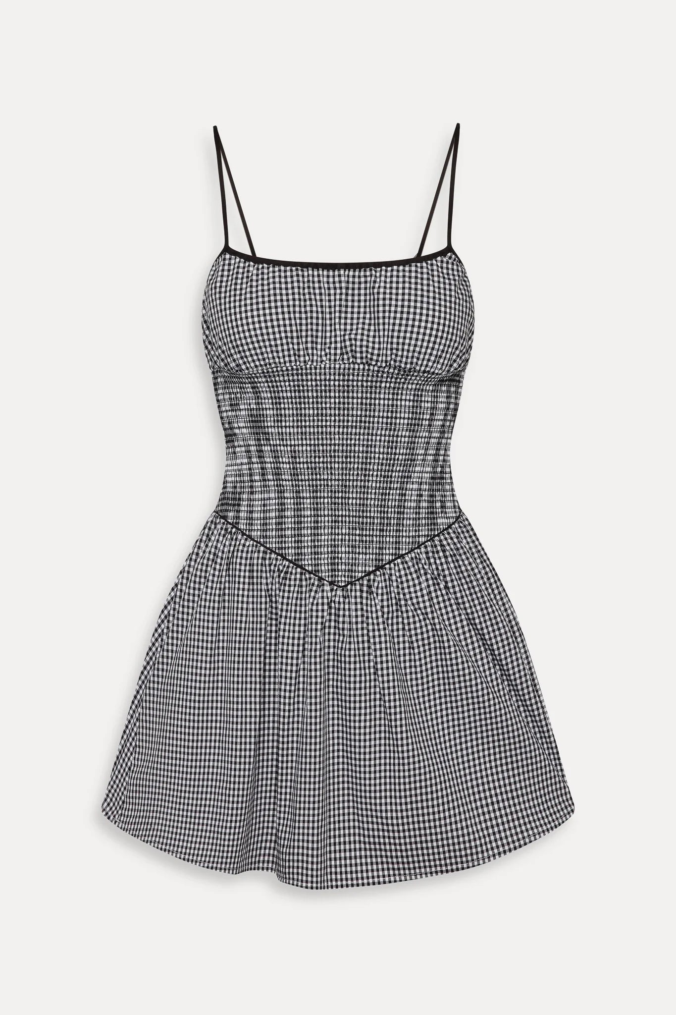 Coast Cotton Gingham Mini Dress Cottage Tile