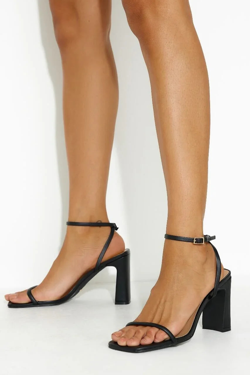 Style Night One Shoulder Mesh Midi Dress Black