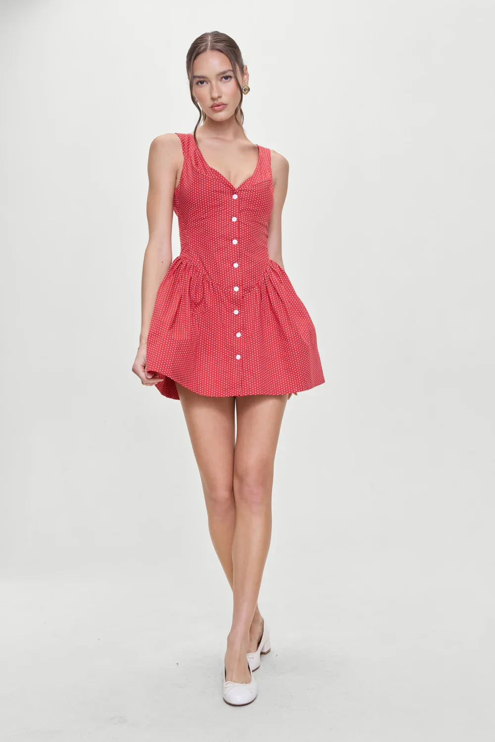 Charlotte Corset Mini Dress Ladybug