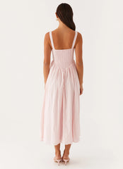 Pascuelle Midi Dress Pink