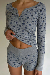Angel Waffle Long Sleeve Top Apres Ski