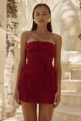 ROSALINE MINI DRESS CHERRY