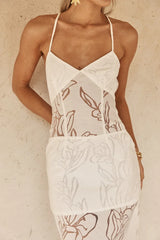 SIVAN MAXI DRESS WHITE