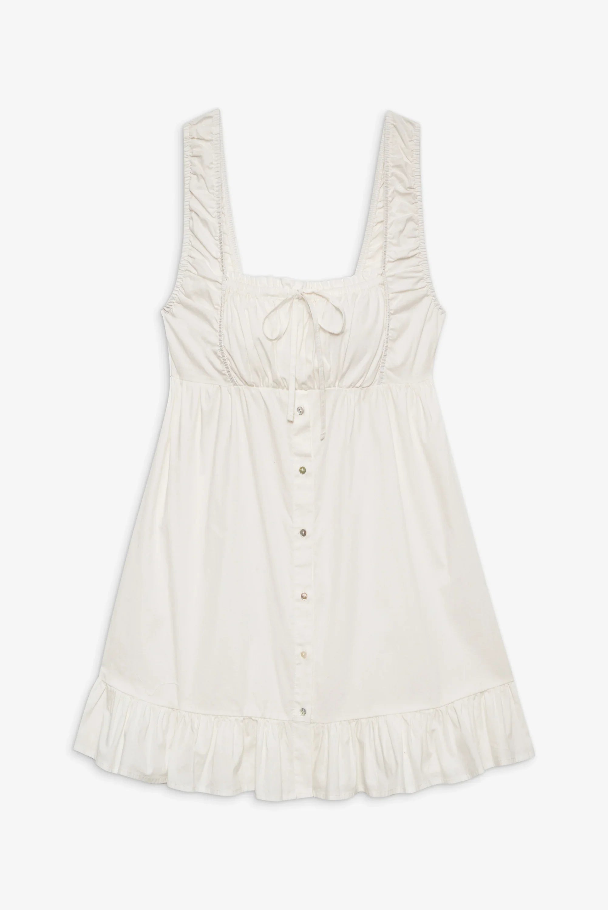 Marilyn Babydoll Dress White