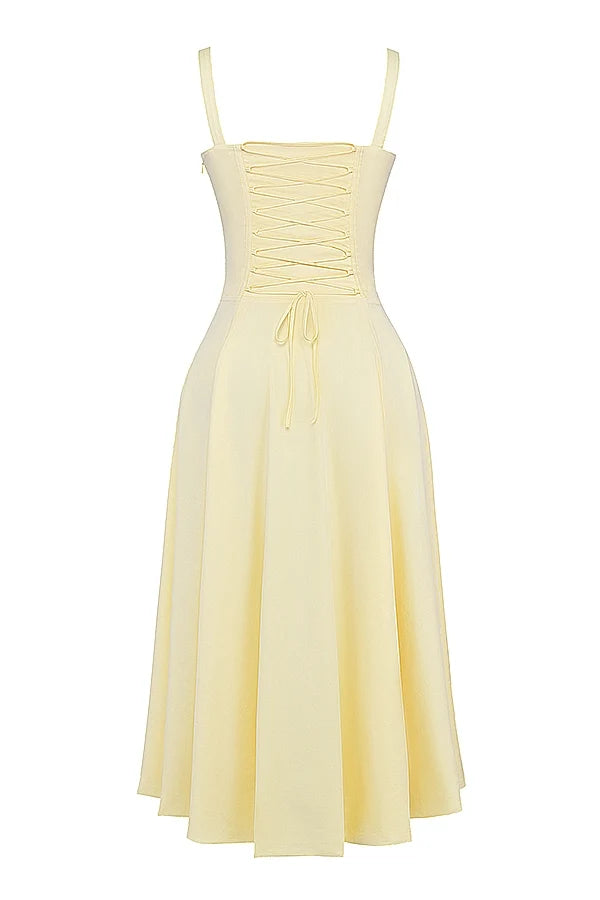 buttercup bustier sundress