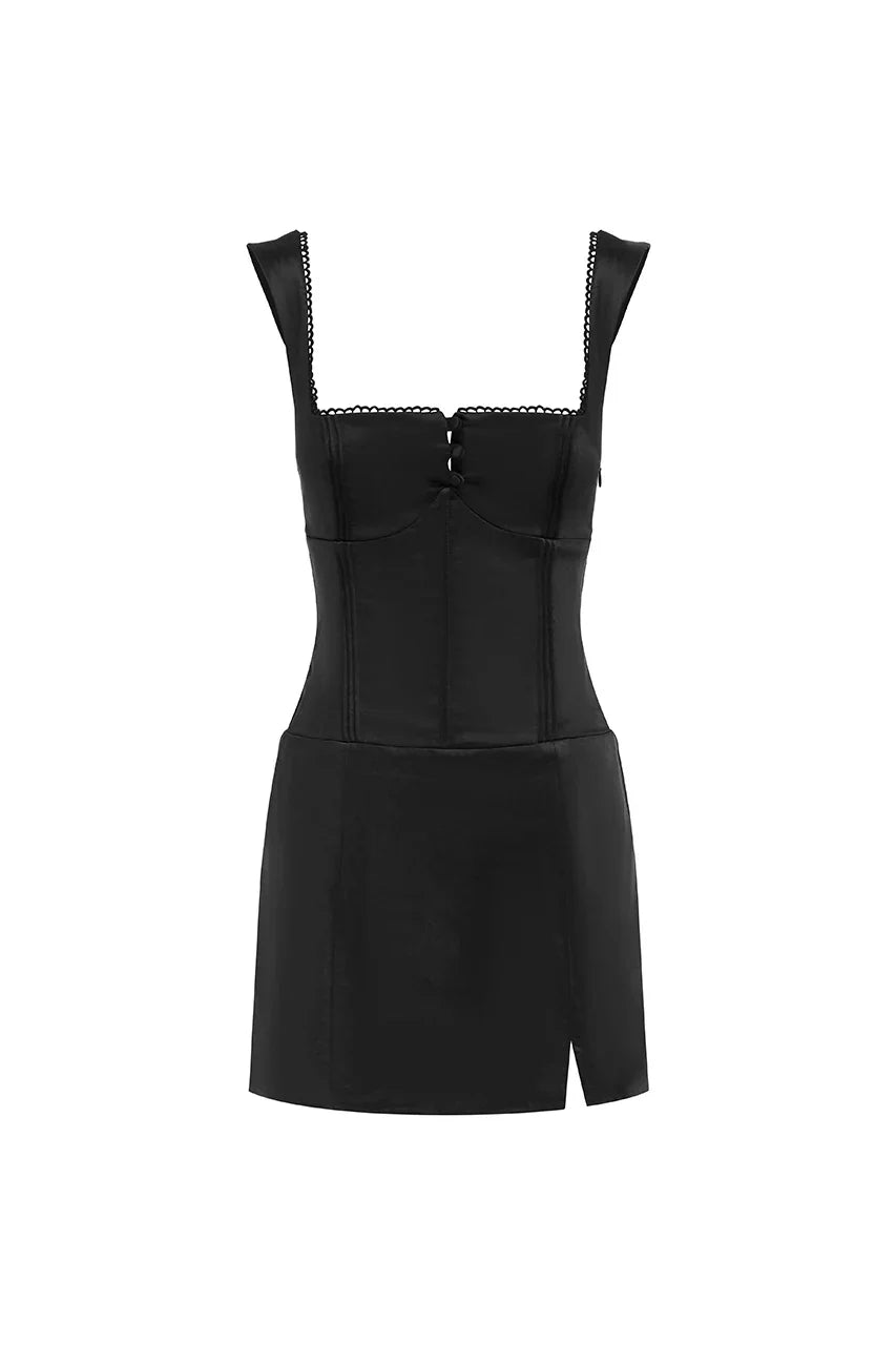 AMALDA MINI DRESS BLACK