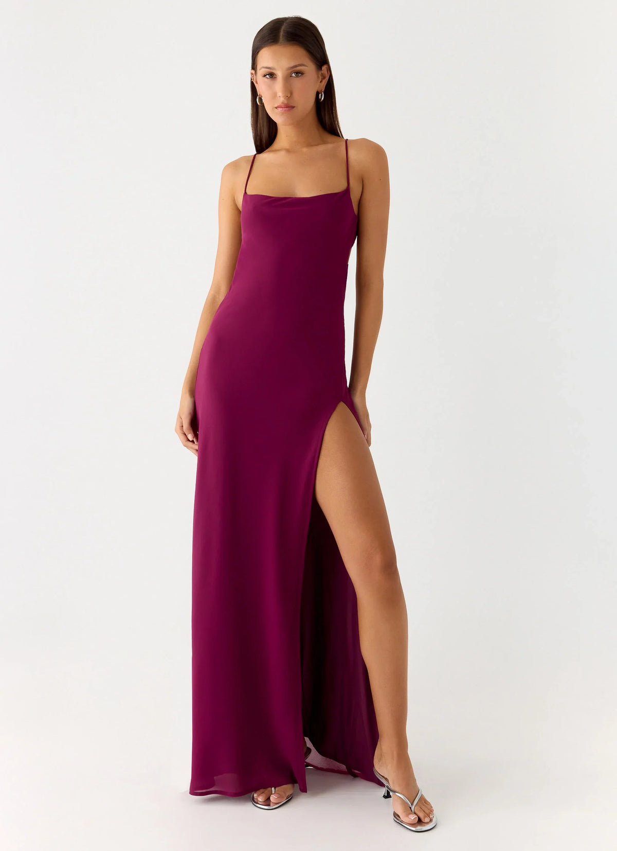 Alouette Maxi Dress Plum